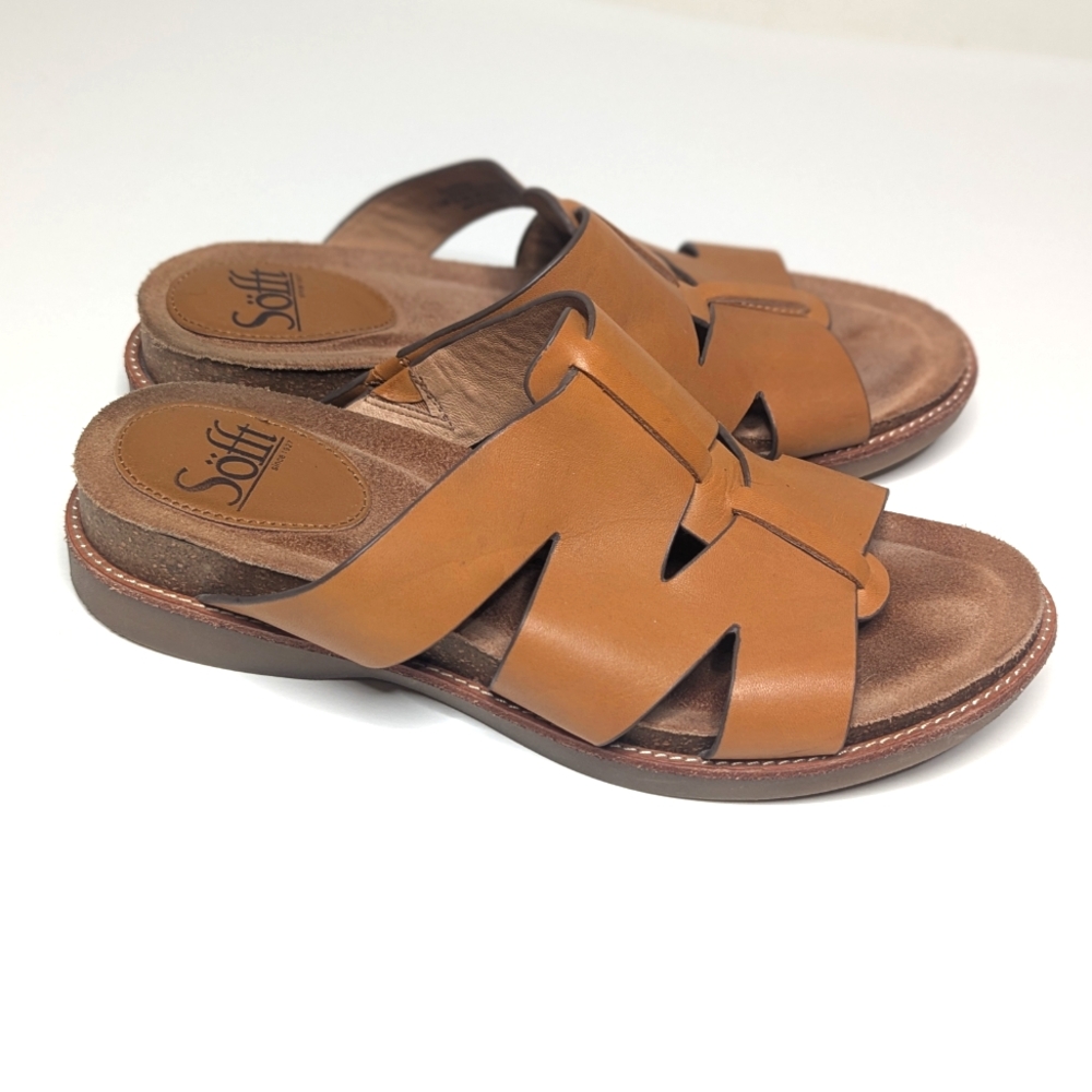 Sofft Balin Leather Slide slip on open toe sandals